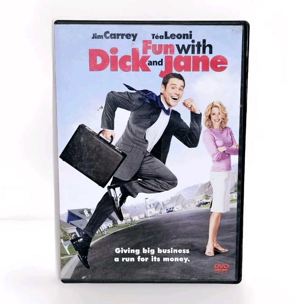 Fun with Dick and Jane - DVD Movie - Jim Carry - Tea Leoni  - VERY GOOD